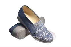 Fargeot Slip-on blue vegan shoe for women