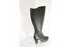 Fetish vegan boots for women made in UK, tall, heel, zipped
