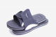 Nonleather sandal like a flip-flop but with an adjustable single strap