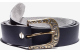 Vegan belt, D goth bronze colour buckle, medium width 32mm strap