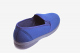 mens hard sole blue vegan velour slippers