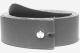 Vegan leather belt strap cut to length, 38mm wide with a screw rivet - use your own buckle