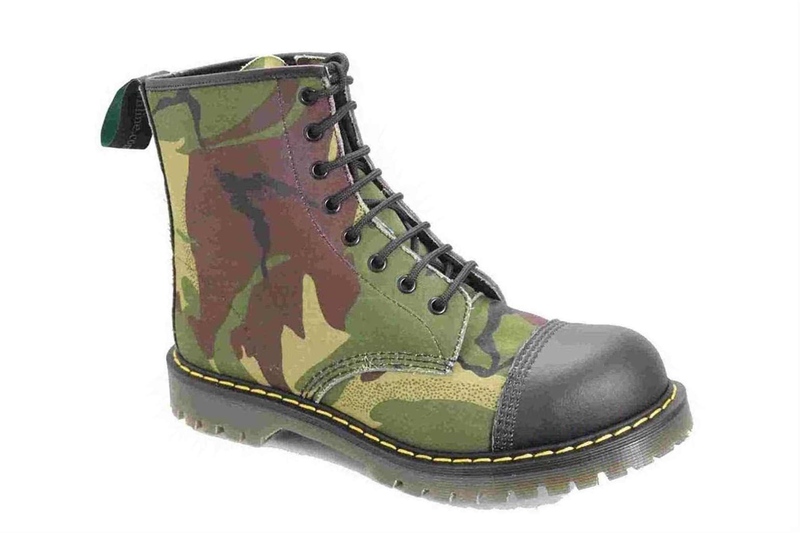 Mens Camo Safety Boots Steel Toe Cap Work Shoes Ankle Size Trainers Hiker Unisex 