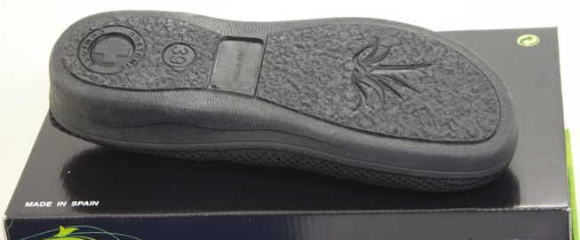 Mesh sandal rubber sole