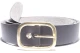 Vegan belt, Double D brass buckle, medium belt strap one and a quarter inches wide