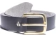 Vegan belts, brass D-shape buckle, One and a quarter inch strap