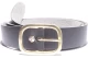 Vegan belt, Double D brass buckle, medium belt strap one and a quarter inches wide