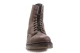 Vegan Boot 8 lace brown, with a strong sewn-on thick bouncing sole, all made in the UK