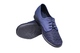 Dark blue lace-up womens summer shoe