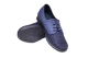 Dark blue lace-up womens summer shoe