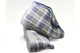 fur lined warm mens bootee slippers, grey check pattern