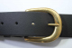 Vegan Belt 38mm wide with a D brass buckle