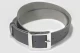 Vegan Belt 38mm flat square nickel plate buckle