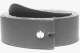 Vegan leather belt strap cut to length, 38mm wide with a screw rivet - use your own buckle