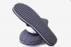 Pocket foam sandal that can be made dry with a rub on a towell