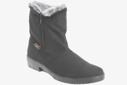 womens vegan boots with a mackintosh top, made in Italy