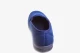 mens hard sole blue vegan velour slippers