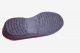 mens hard sole blue vegan velour slippers