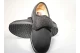 Vegan mens indoor shoe with an elastic front and velcro top, made in Spain