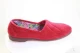 Audrey Red vegan slipper made in Spain