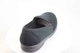 hard sole black velour slipper for men