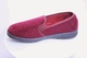 vegan hard sole red velour, ethically made in Spain