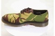 Camouflage thick-sole mens vegan shoe UK-made