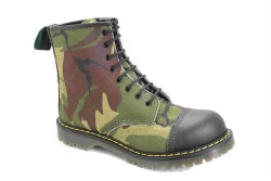 Vegan unisex Camouflage 8 lace everyday comfortable boot