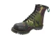 Vegan Camouflage 8 lace comfortable ankle boot with a Solvair sole